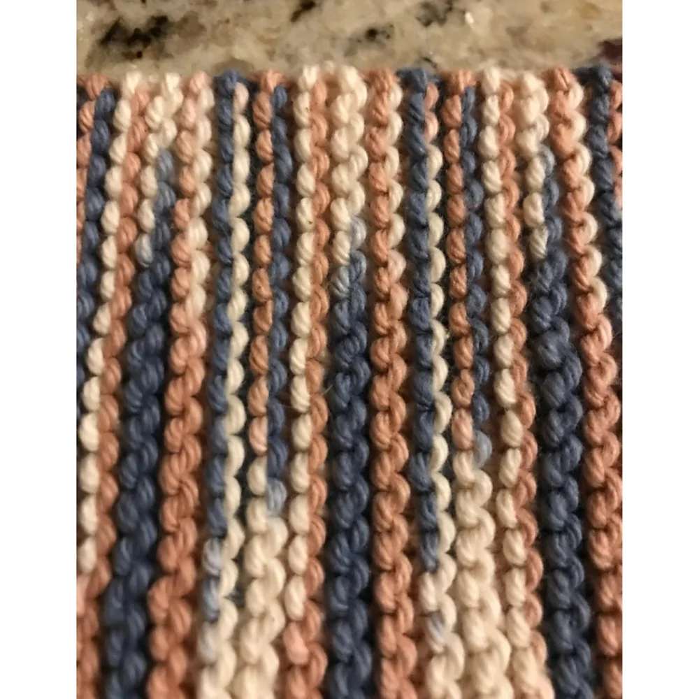Hand Knitted Cotton Cowl for Medium Dogs